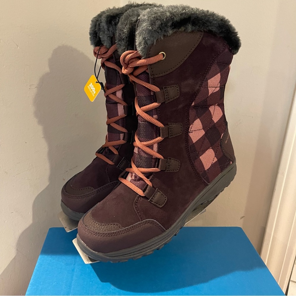 Columbia Ice Madden Waterproof Women’s Warm Boots 6.5 NEW